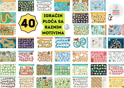 ZABAVKOVE GANJALICE - 40 mini društvenih igara za razvoj pažnje i koncentracije