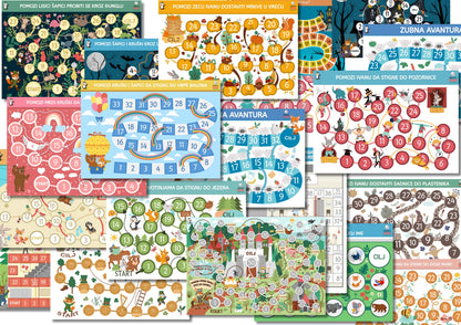 ZABAVKOVE GANJALICE - 40 mini društvenih igara za razvoj pažnje i koncentracije