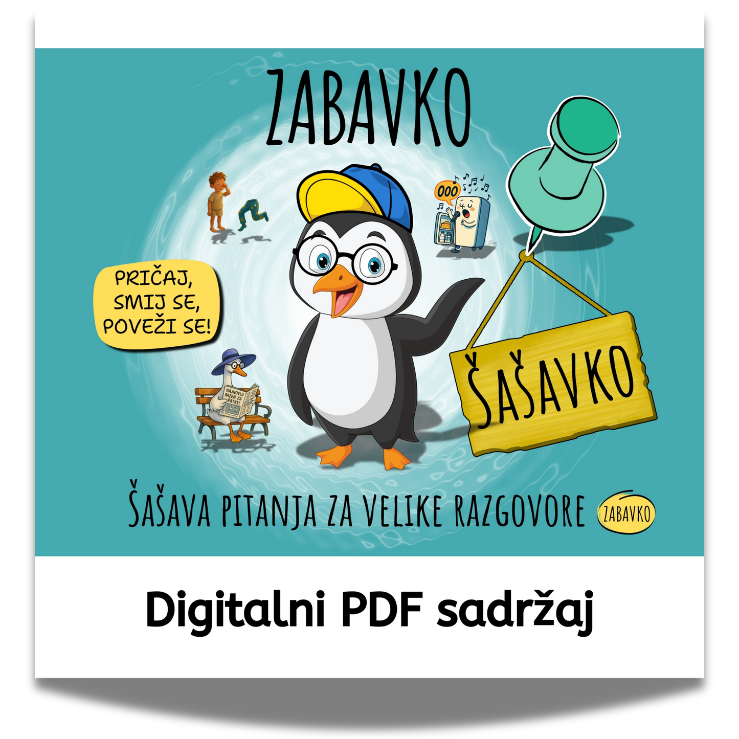 ZABAVKO ŠAŠAVKO - Igra šašavih pitanja i odgovora za razvoj dječje mašte i komunikacije