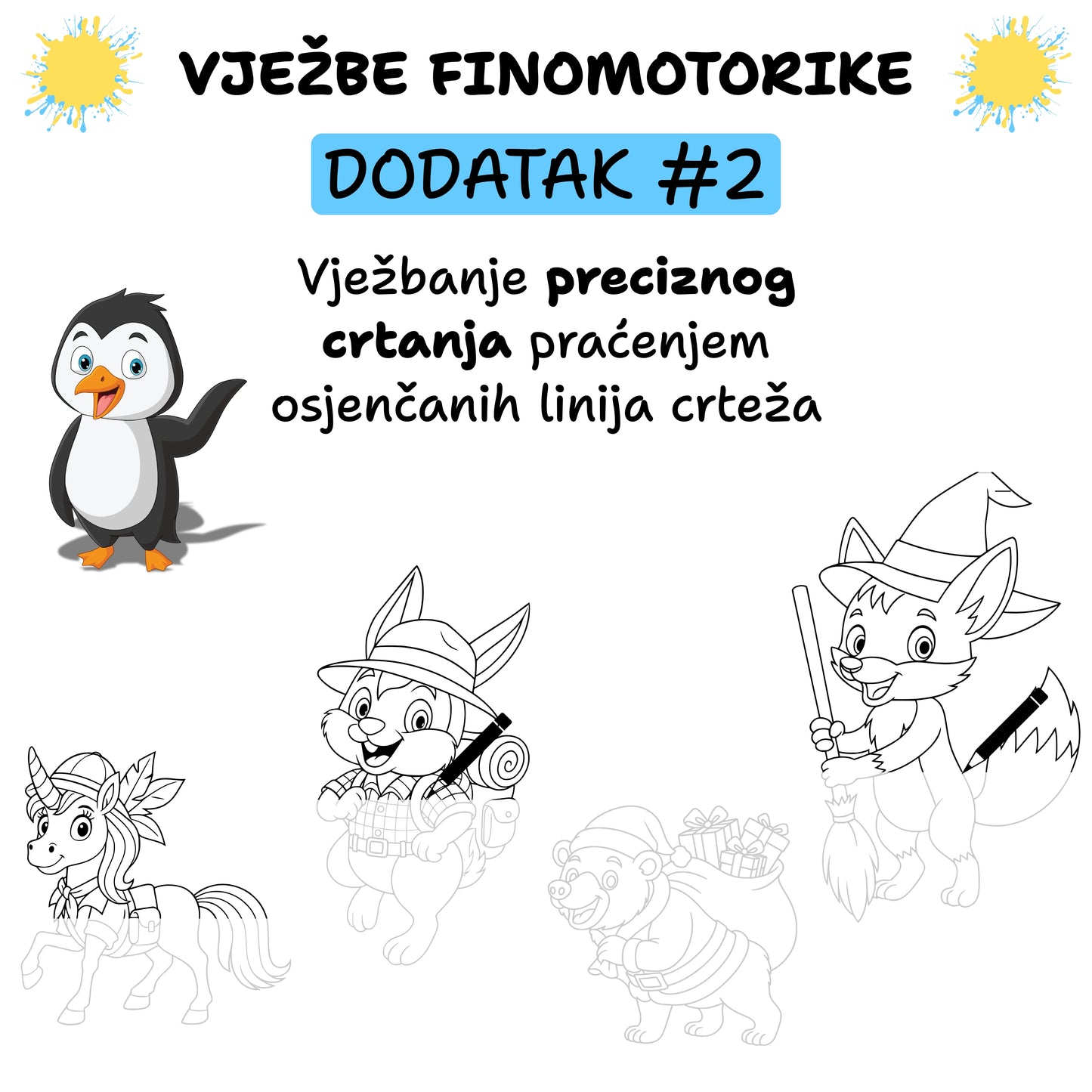 ZABAVKOVE BOJANKE - Zabavno bojenje i vježbe finomotorike u jednom