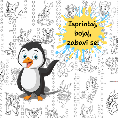 ZABAVKOVE BOJANKE - Zabavno bojenje i vježbe finomotorike u jednom